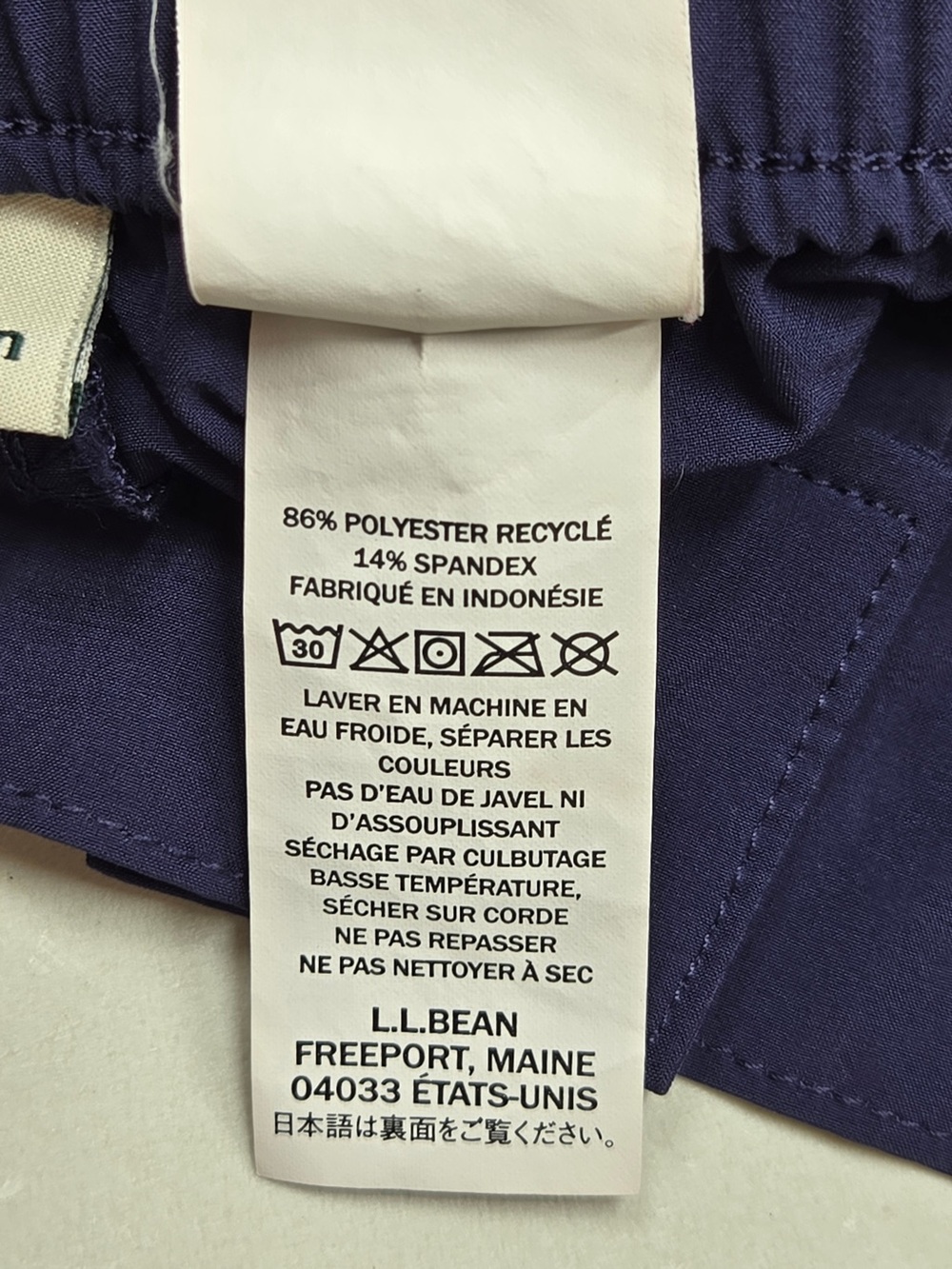 L.L. BEAN Women's L.L.Bean Stretch UPF Shorts Deepest Navy 0198 - Picture 11 of 13